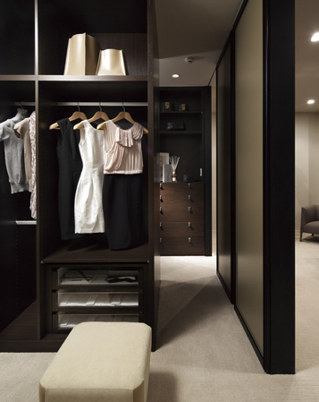 Other.  [Walk-in closet] Published photograph of the model room 130A type