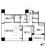 Floor: 3LDK + SIC, the occupied area: 89.12 sq m, Price: TBD