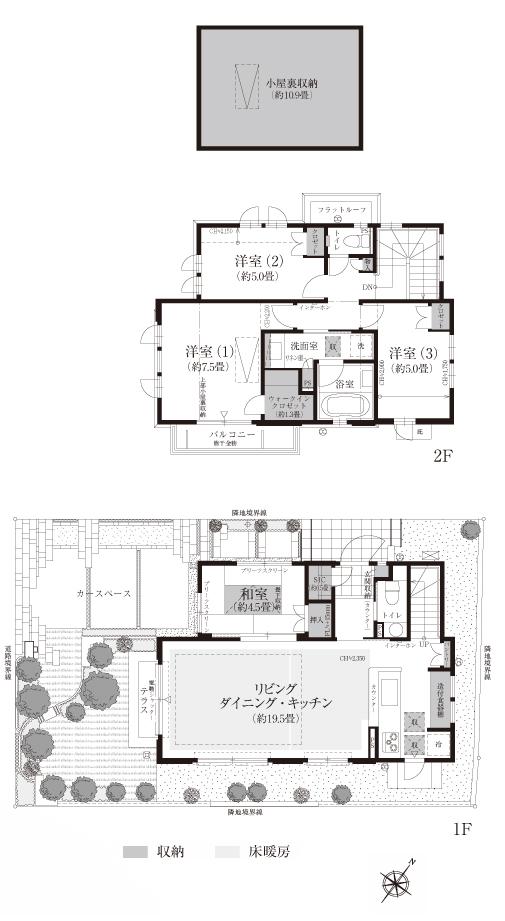 Floor plan. 60m to Inokashira Park
