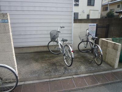 Other common areas. Place for storing bicycles