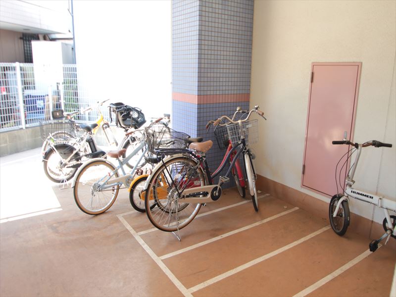 Other common areas. Bicycle parking space