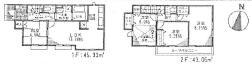 Floor plan. 59,800,000 yen, 4LDK, Land area 115.28 sq m , Building area 88.39 sq m