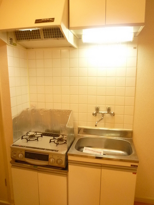 Kitchen. With gas stove