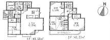 Floor plan. 54,800,000 yen, 4LDK, Land area 125.55 sq m , Building area 91.91 sq m