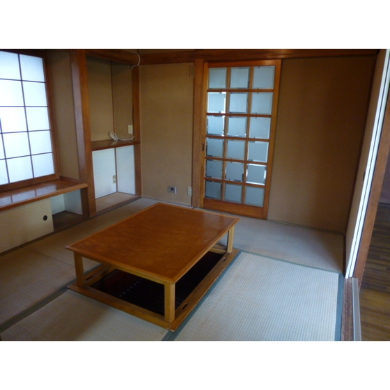 Living and room. Japanese-style room with a digging your stand