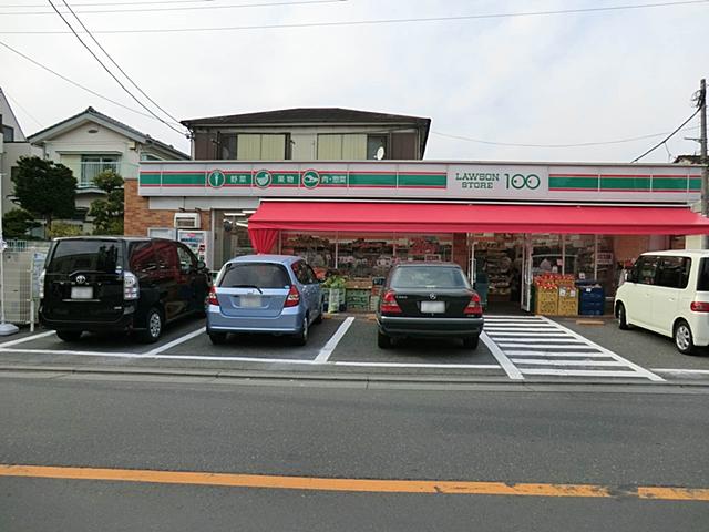 Convenience store. 694m until the Lawson Store 100 Mitaka Jindaiji shop