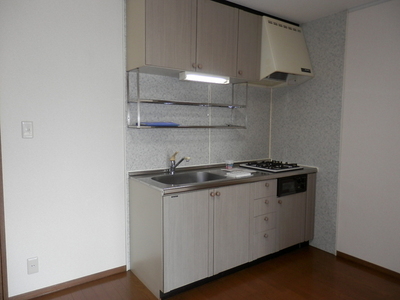 Kitchen.  ◆ Gas 2-neck ・ Kitchen with grill ◆ 