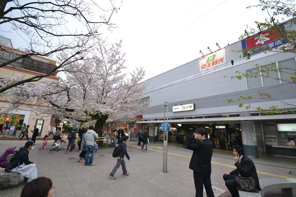 station. Popular town Keio Sengawa nice town to coexistence of large-scale stores and shopping street