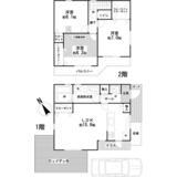 Building plan example (floor plan). Building plan example building price 13.5 million yen