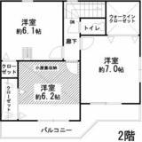 Building plan example (floor plan). Building plan example building price 13.5 million yen