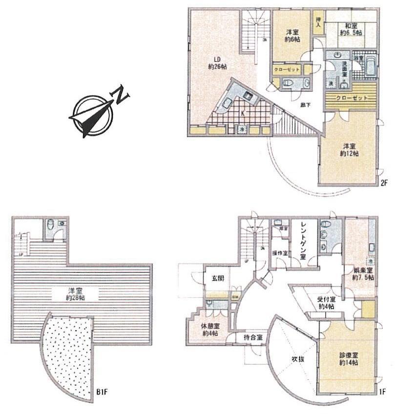 Floor plan. 96 million yen, 3LDK + S (storeroom), Land area 201.38 sq m , Building area 291.75 sq m