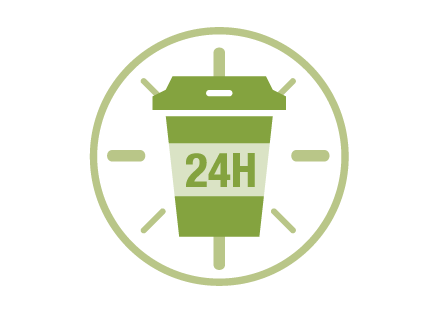 Common utility.  [24 hours garbage out OK] Installing a garbage yard shared on site. Since it is 24 hours a day garbage disposal, Is also safe in people return home time is slow. (Conceptual diagram)