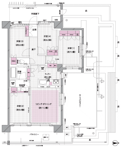 Floor: 4LDK, occupied area: 80.56 sq m, Price: 52,980,000 yen, now on sale