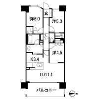 Floor: 3LDK + 2WIC, occupied area: 68.14 sq m, Price: 39,890,000 yen, now on sale
