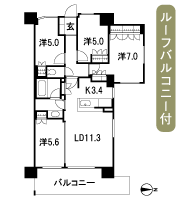 Floor: 4LDK, occupied area: 80.56 sq m, Price: 52,980,000 yen, now on sale