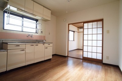 Kitchen. With window bright kitchen ☆