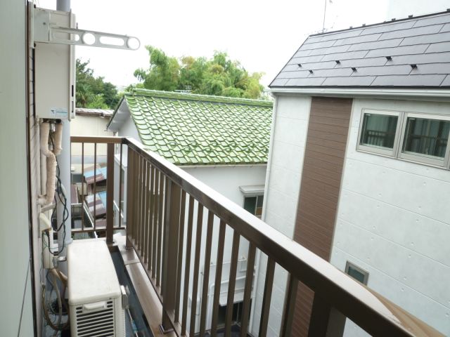 Balcony. Also dry well clothesline can be installed laundry
