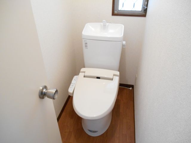 Toilet. Toilet is with the washlet