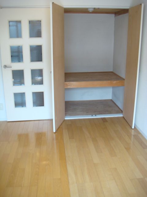 Living and room. There is storage space