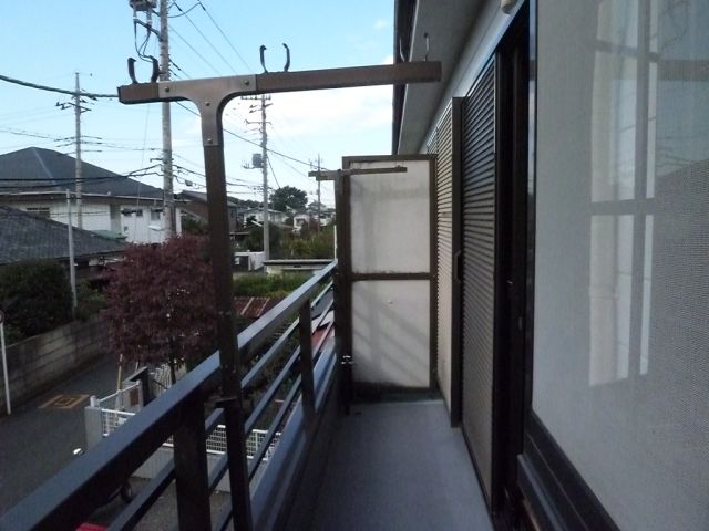 Balcony. It is south-facing veranda