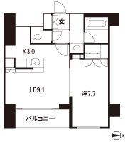 Floor: 1LDK, occupied area: 46.18 sq m, Price: 38,100,000 yen ・ 38,900,000 yen, now on sale