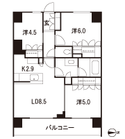 Floor: 3LDK, occupied area: 60.35 sq m, Price: 44,700,000 yen ~ 52,200,000 yen, now on sale