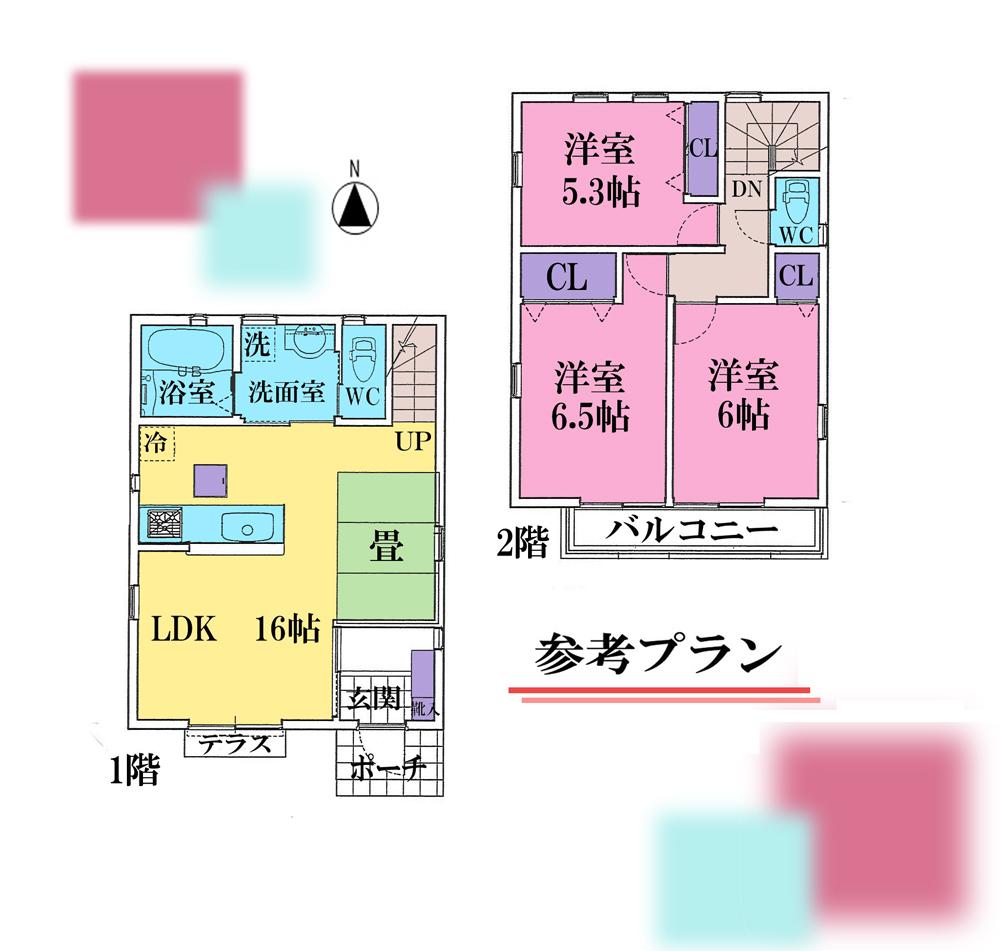 Building plan example (floor plan). Building plan example Building price 14.4 million yen, Building area 79.32 sq m