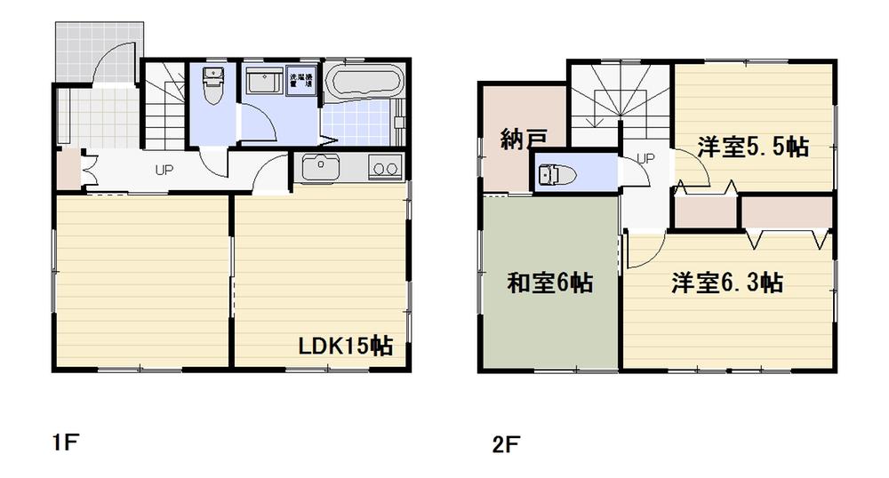 Floor plan. 32,900,000 yen, 3LDK, Land area 100.32 sq m , Building area 79.1 sq m