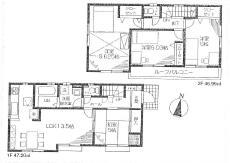 Floor plan. (2), Price 51,800,000 yen, 4LDK, Land area 118.18 sq m , Building area 94.19 sq m