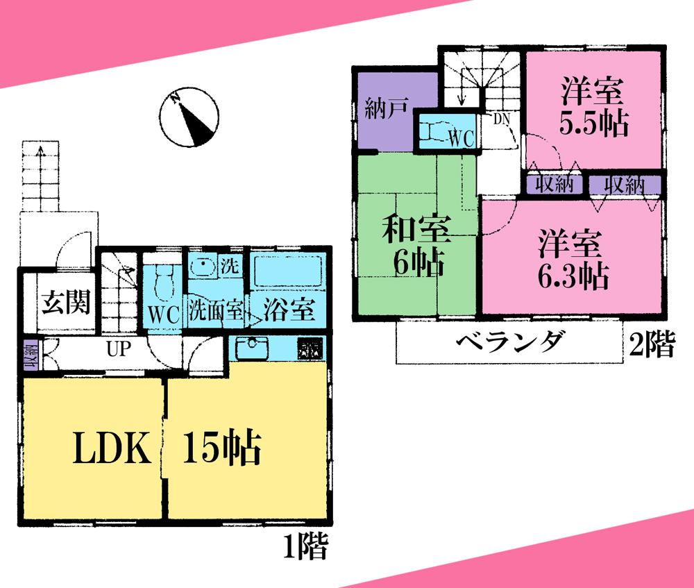 Floor plan. 32,900,000 yen, 3LDK + S (storeroom), Land area 100.32 sq m , Building area 79.1 sq m