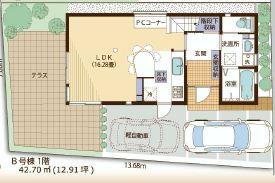 Floor plan. 47,800,000 yen, 3LDK + S (storeroom), Land area 112.13 sq m , Building area 87.06 sq m 1F