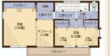 Floor plan. 47,800,000 yen, 3LDK + S (storeroom), Land area 112.13 sq m , Building area 87.06 sq m 2F