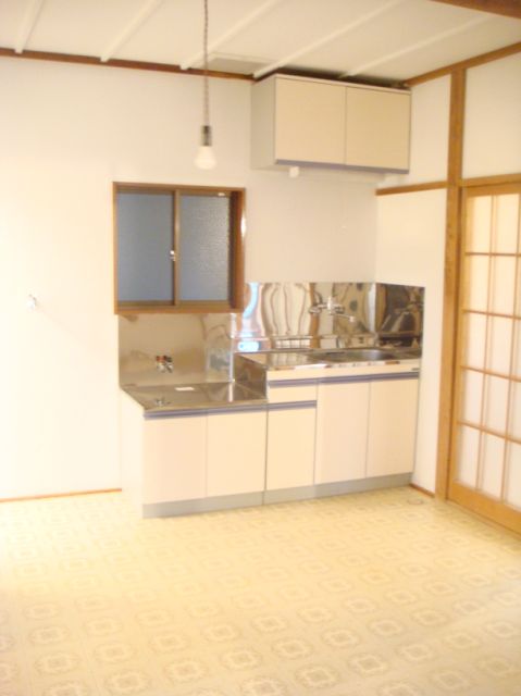 Kitchen. Gas stove (2 burners) can be installed.