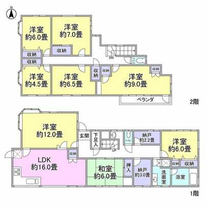 Floor plan. 8LDK type