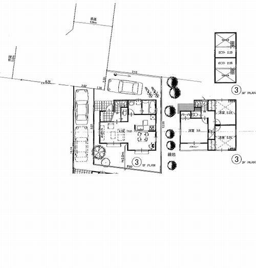 Floor plan. 50,800,000 yen, 3LDK, Land area 101.43 sq m , Building area 79.38 sq m 3 Building Floor plan