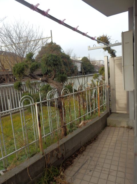 Balcony. Sunny veranda