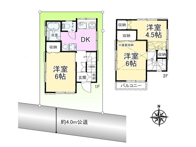 Floor plan. 27,800,000 yen, 3DK, Land area 47.8 sq m , Building area 50.5 sq m Kamirenjaku 5-chome floor plan