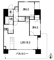 Floor: 2LDK (6 ~ 12F) / 1LDK+S(3 ~ 5F), the occupied area: 64.43 sq m, Price: TBD