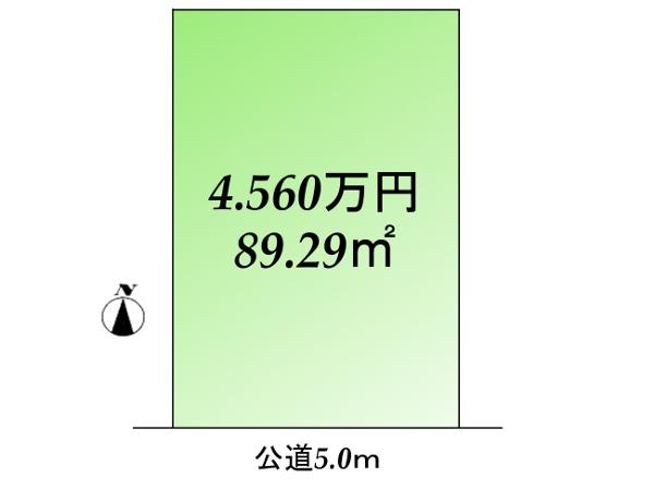Compartment figure. 45,600,000 yen, 3LDK, Land area 89.29 sq m , Building area 70.36 sq m