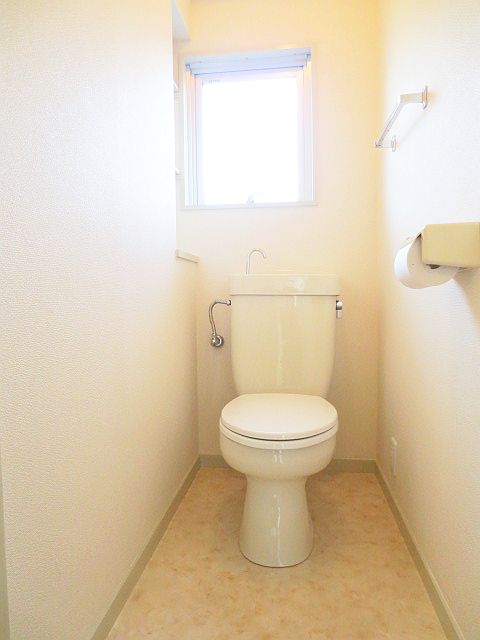 Toilet. With window