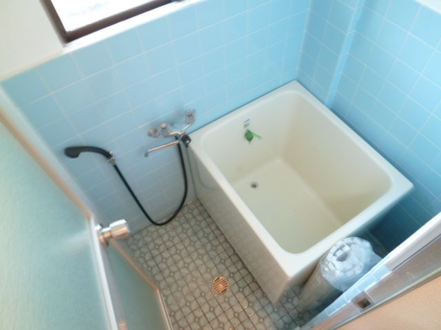 Bath. Bathroom of the hot water supply equation