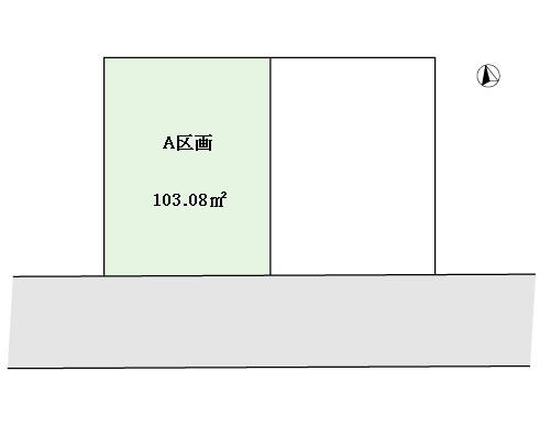 Compartment figure. Land price 35,800,000 yen, Land area 103.08 sq m