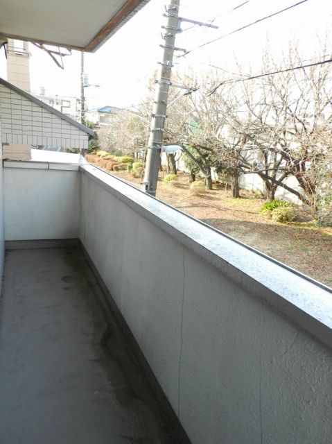 Balcony. Wide veranda