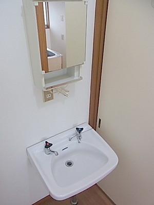 Washroom. Independent wash basin