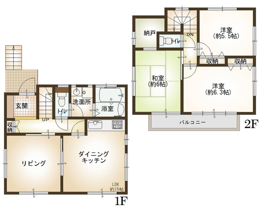 Floor plan. 32,900,000 yen, 3LDK + S (storeroom), Land area 100.32 sq m , Building area 79.1 sq m