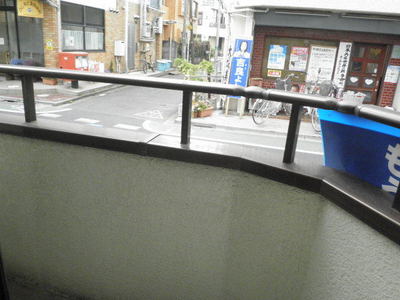 Balcony. Balconies of the corner