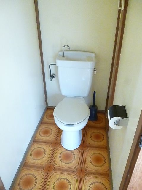 Toilet. Bath and toilet are separate.