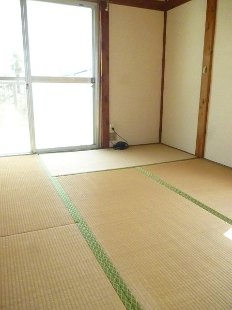 Living and room. A two-sided lighting is bright Japanese-style room.