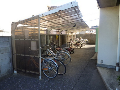 Other common areas. On-site bicycle parking lot equipped