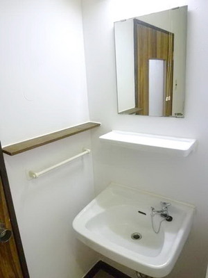 Washroom. Independent wash basin